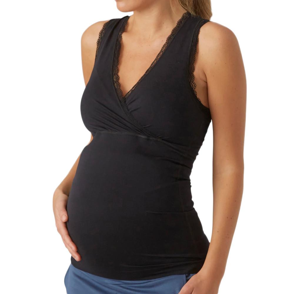 Mamalicious Débardeur Noir Femme Mamalicious Crossy