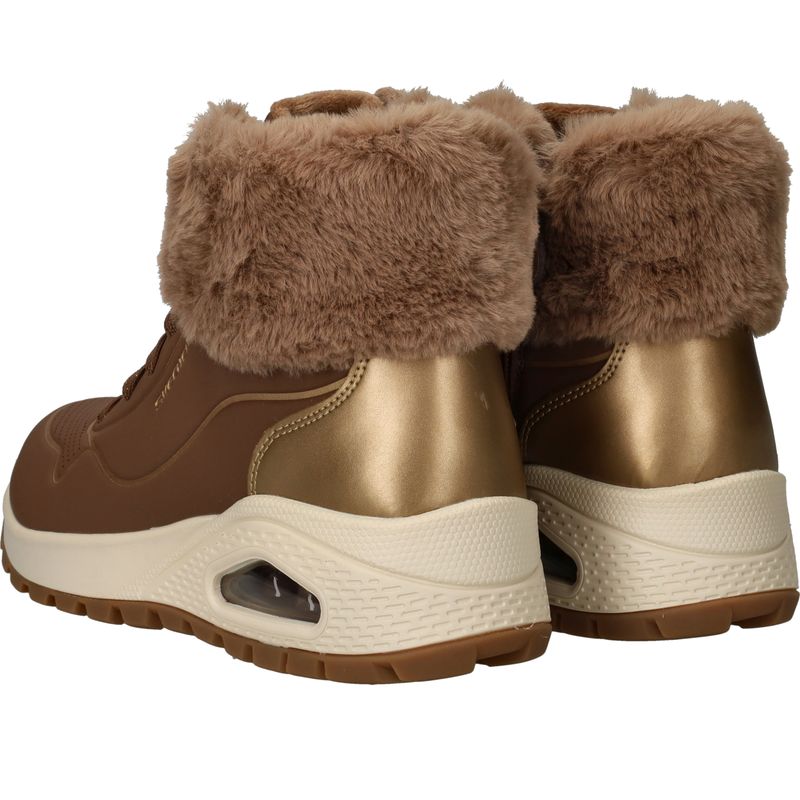 Skechers Uno Rugged Fall Shimmer Veterboots Bruin