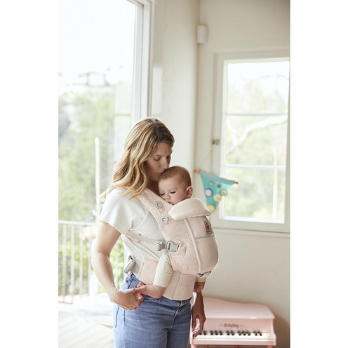 Porte bébé Adapt SoftFlex Mesh Rose Quartz - ERGOBABY