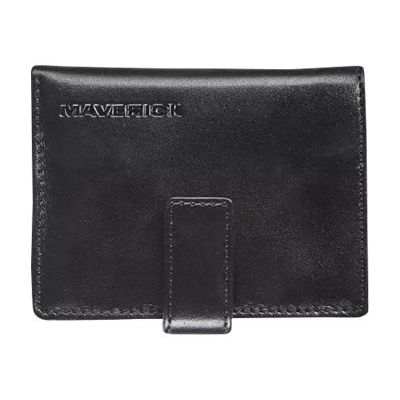 Maverick All Black - portefeuille super compact RFID - noir