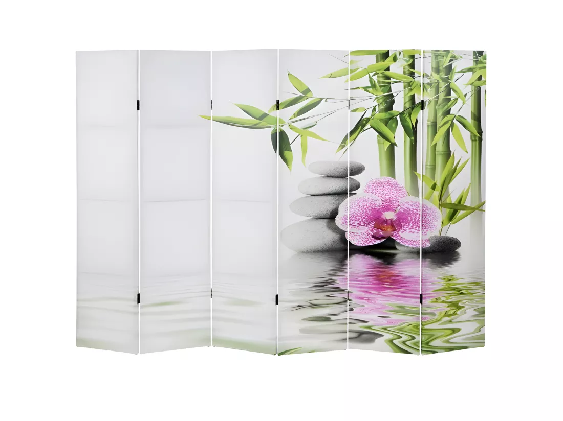 Paravent 6 panneaux pans 240 x 2.5 x 180 cm PAR04024