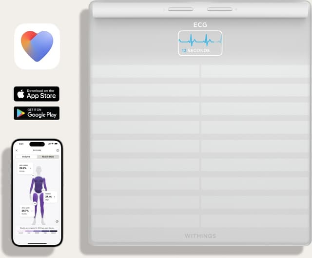 Withings Body Scan smartvægt, hvid
