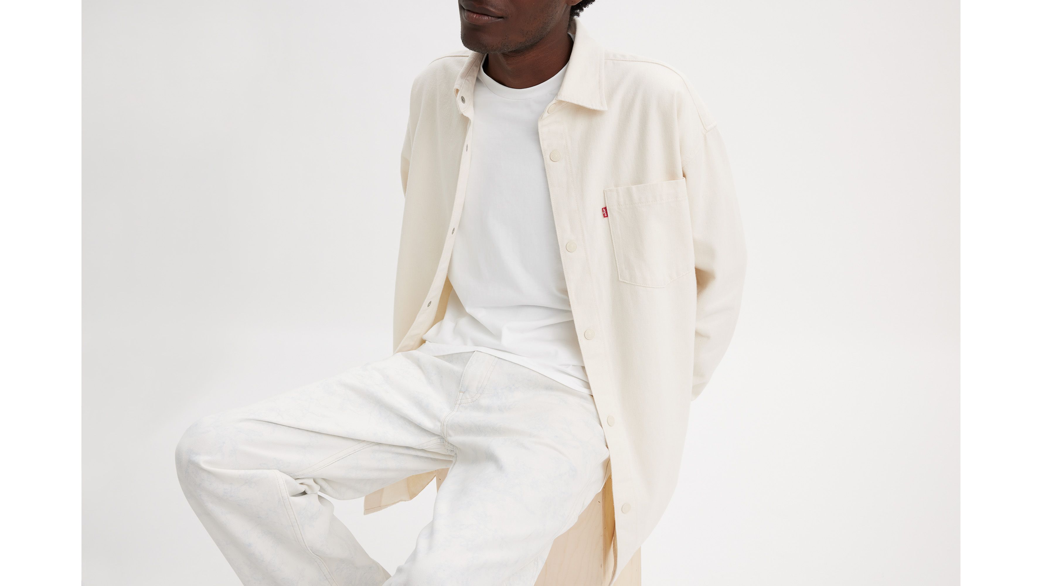 Levi's® Wellthread® chemise Stonefield - Soft Ceramic - Blanc