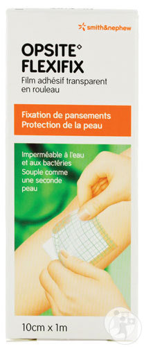 Smith&Nephew Opsite Flexifix Film Transparent Adhésif En Rouleau 10cm x 1m Pièce 1 (66030570)