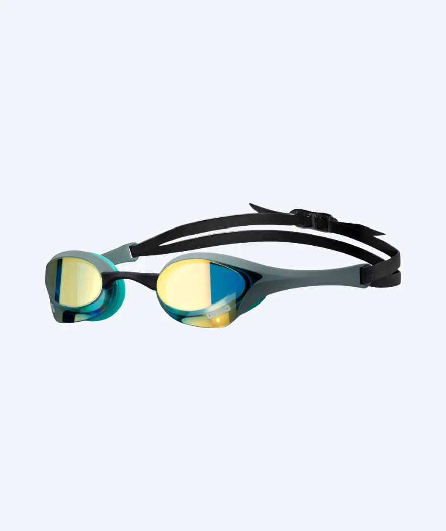 Arena Elite svømmebriller - Cobra Ultra SWIPE Mirror - Guld/sort