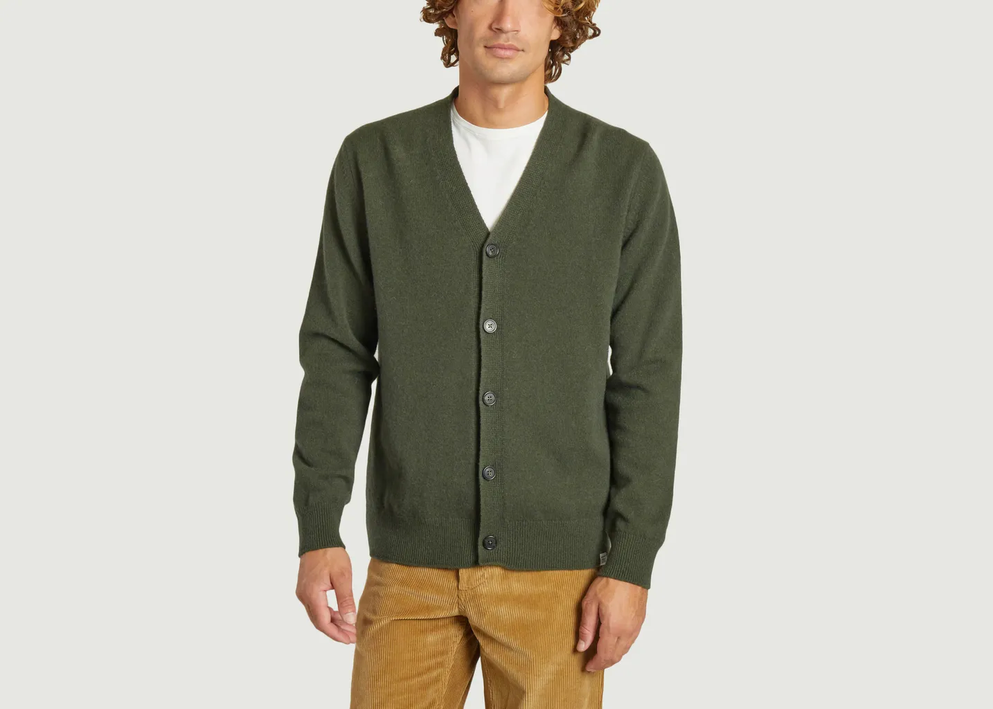 Cardigan Adam en Laine Norse Projects