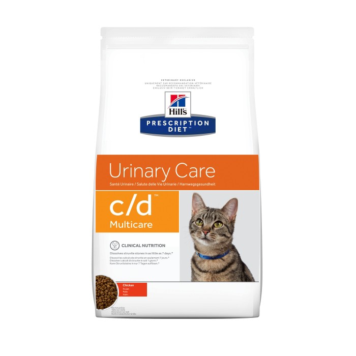 HILL'S Prescription Diet c/d Urinary Care Mutlicare au Poulet - Croquettes pour chat