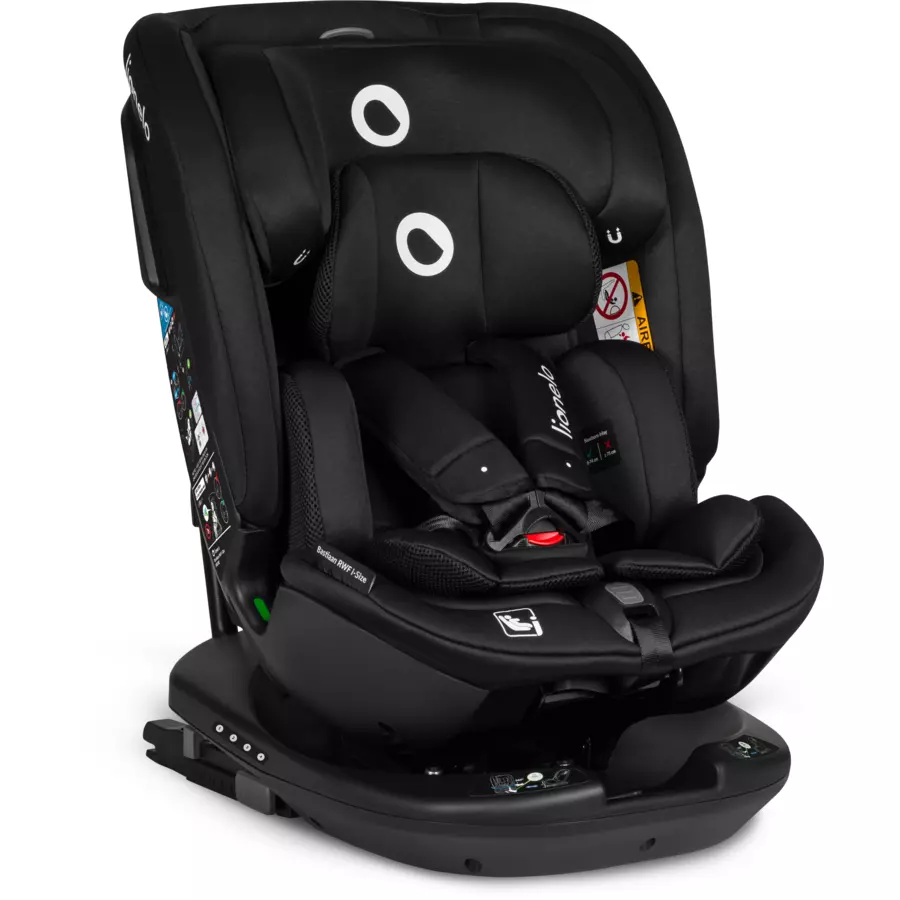 lionelo Reboarder Bastiaan RWF i-Size Black Carbon