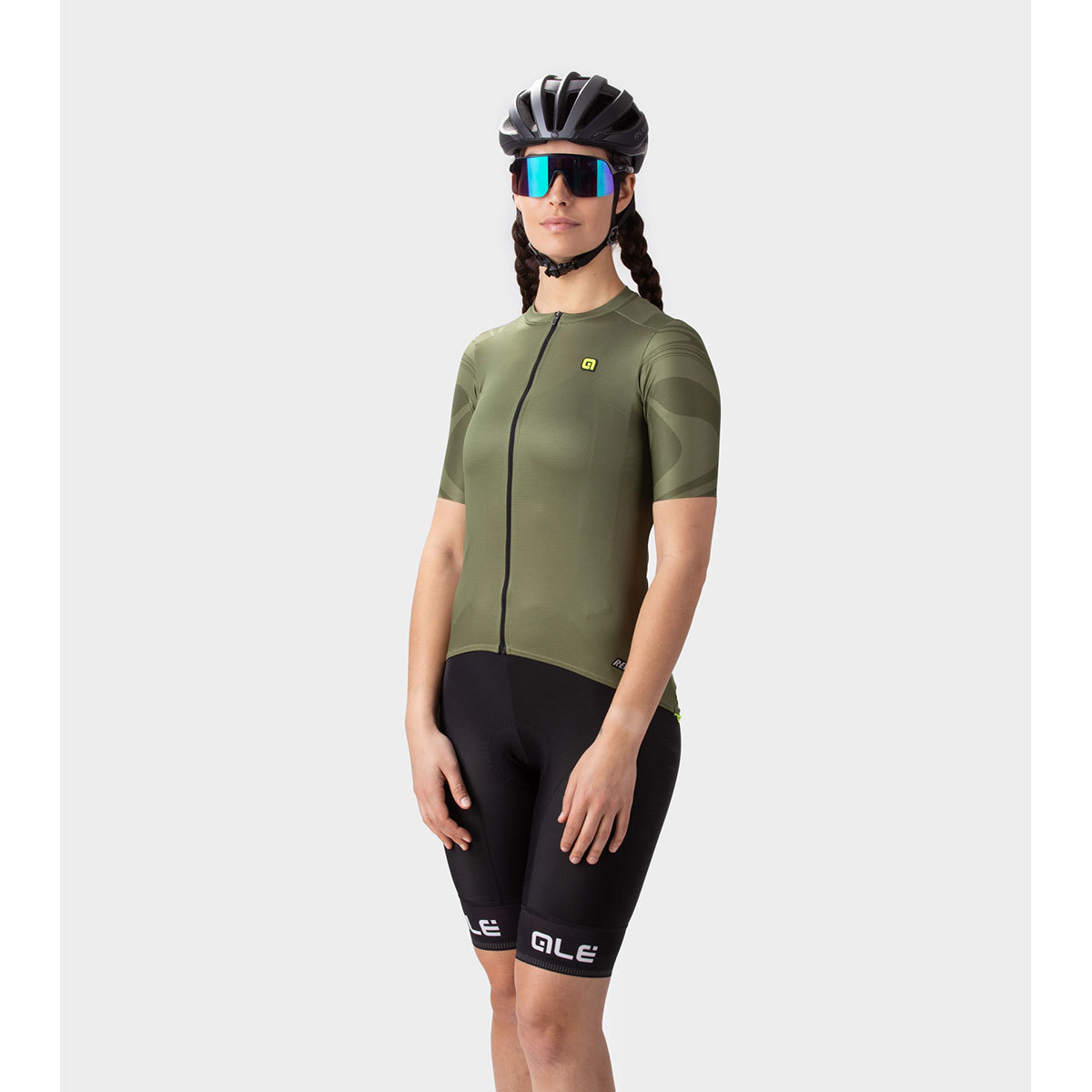 Ale R-EV1 Artika Fietsshirt Korte Mouwen Groen Dames