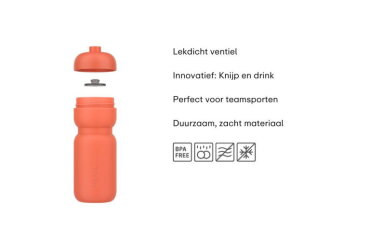 Sportbidon Squeeze 600 ml - Ceramic white