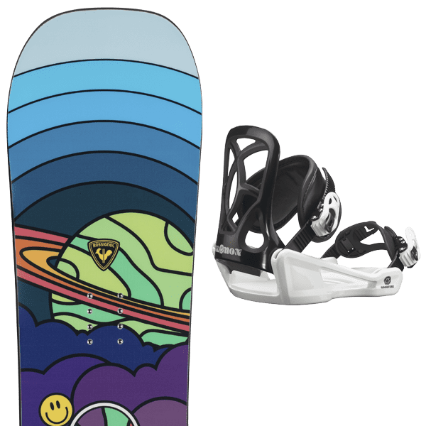 Pack snowboard ROSSIGNOL SCAN JR + Fix