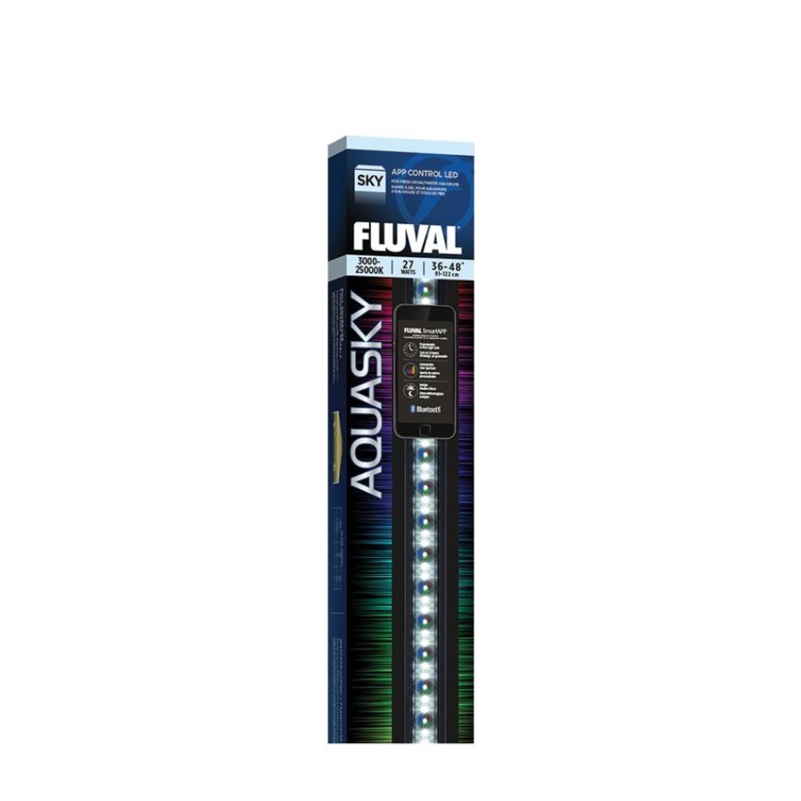 Fluval Aquasky com tela LED, preta