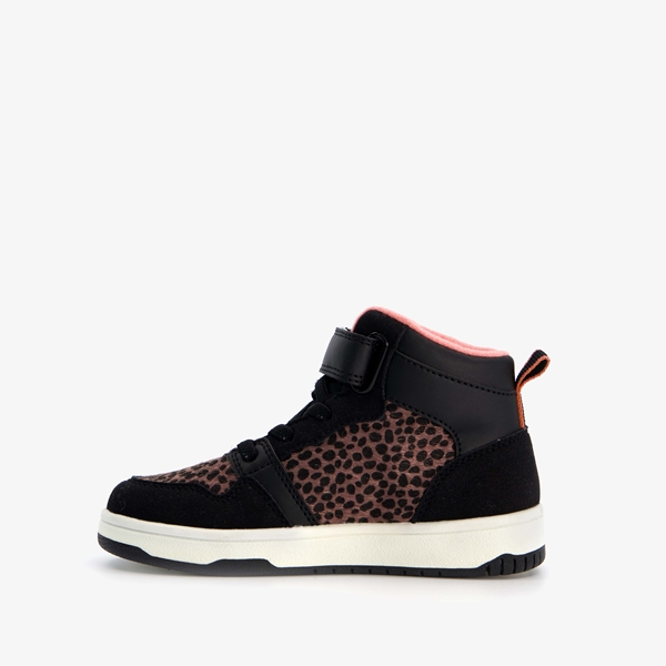 Blue Box hoge meisjes sneakers met stippenprint