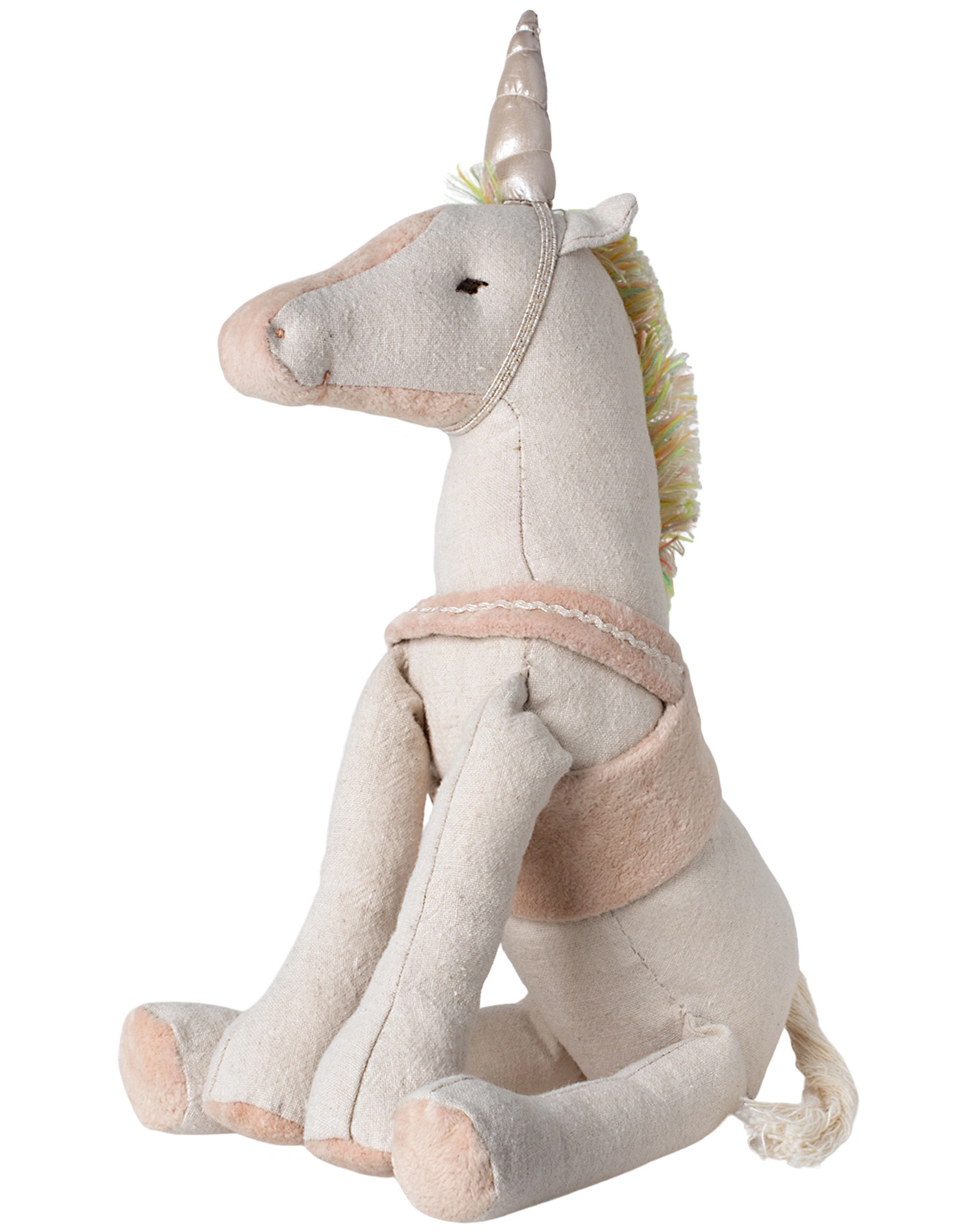 Kuscheltier UNICORN (24cm) in weiß/rosa