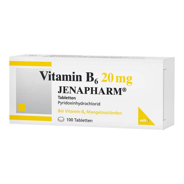 Vitamin B6 20 mg Jenapharm Tabletten, 100 St