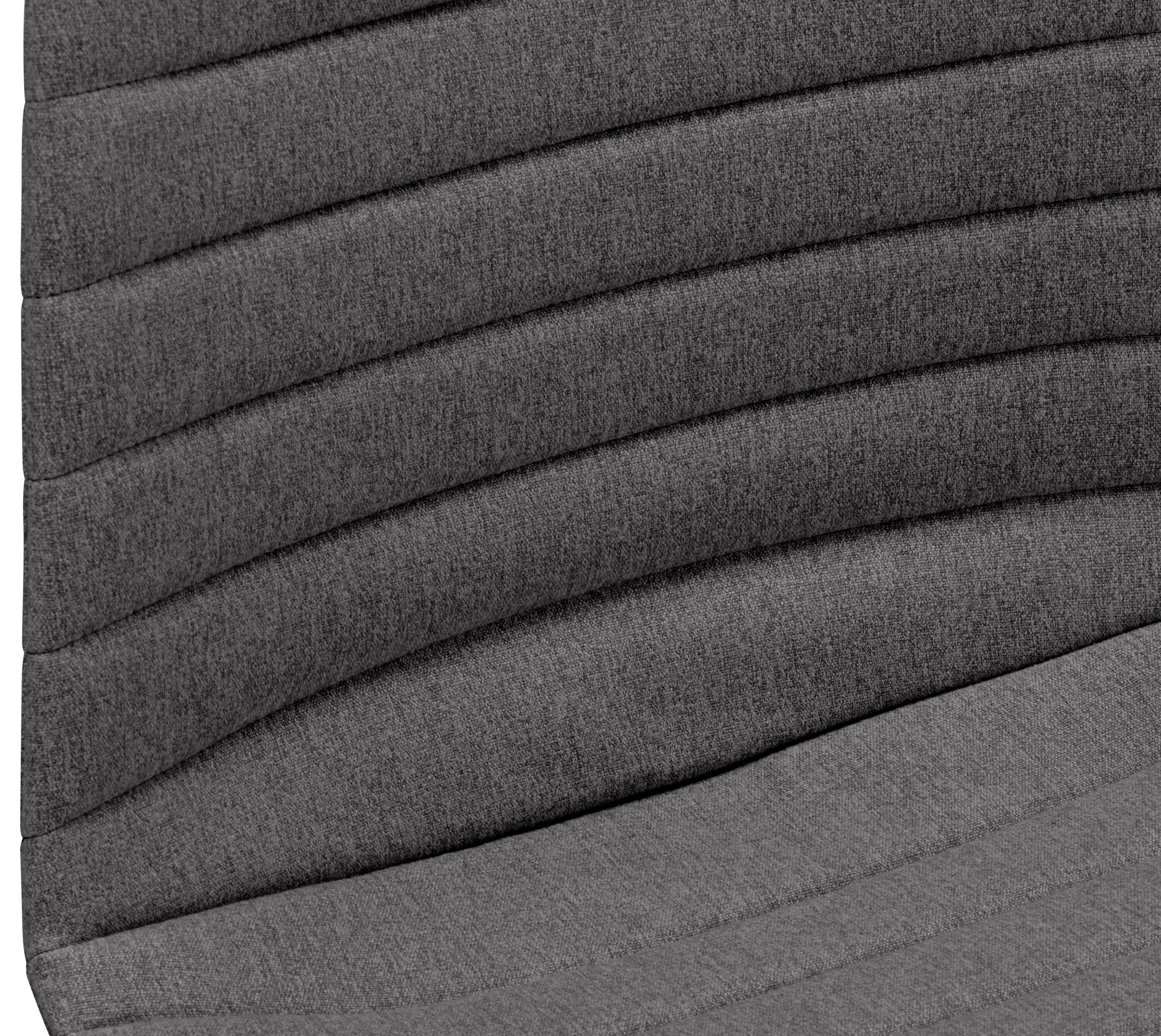 MUSK Bürostuhl - Dunkelgrau / B: 65.5 cm x T: 65.5 cm x H: 80.5 cm