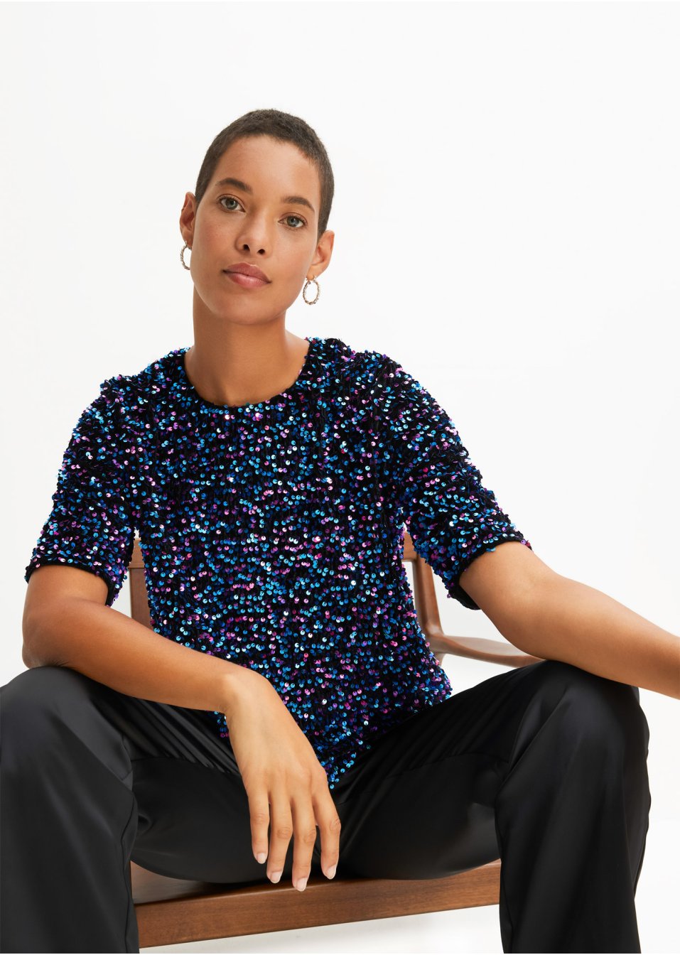 T-shirt à sequins