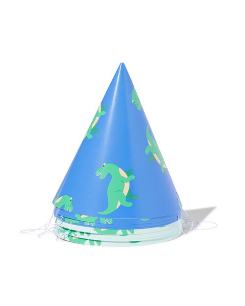 chapeaux de fête dino lot de 8