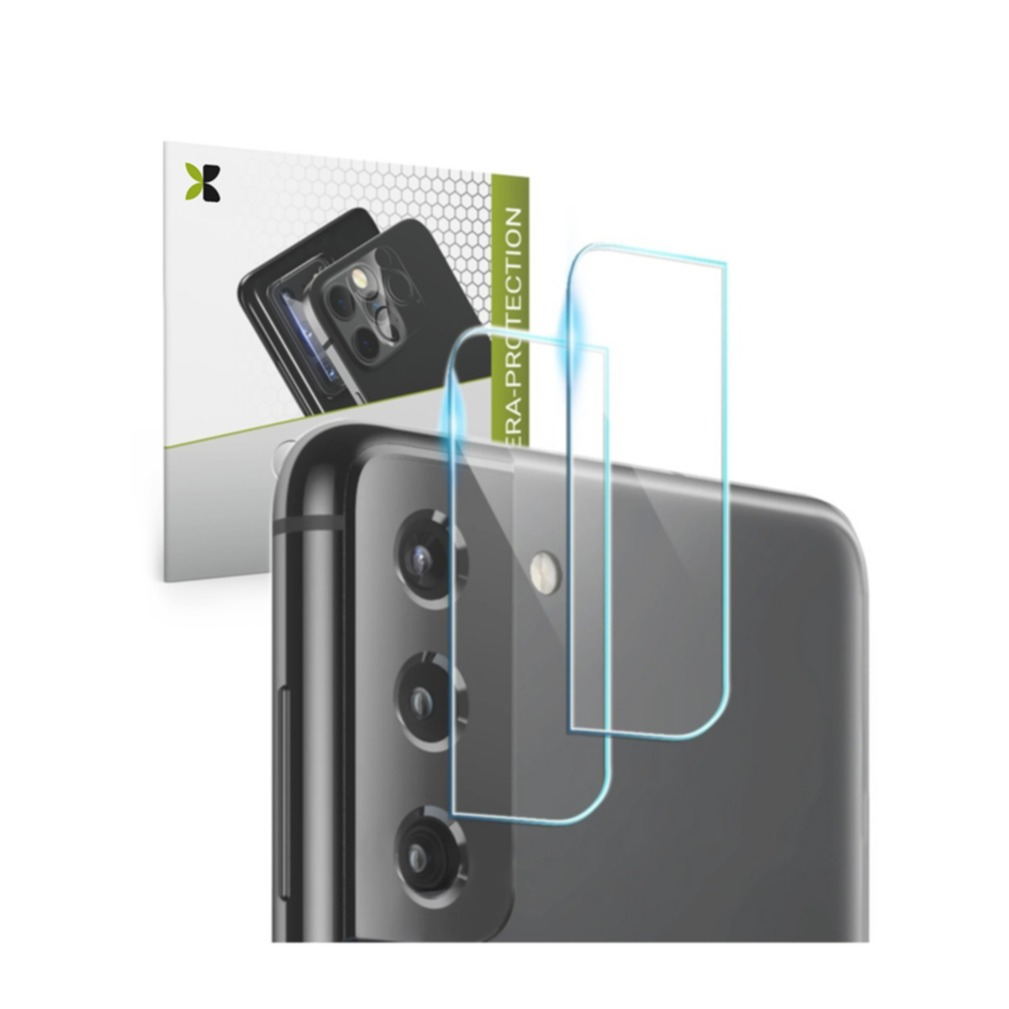 (2er Set) Samsung Galaxy S22 5G / S22  Plus 5G Kamera Objektiv Protector Panzer Glas Case Friendly - Transparent