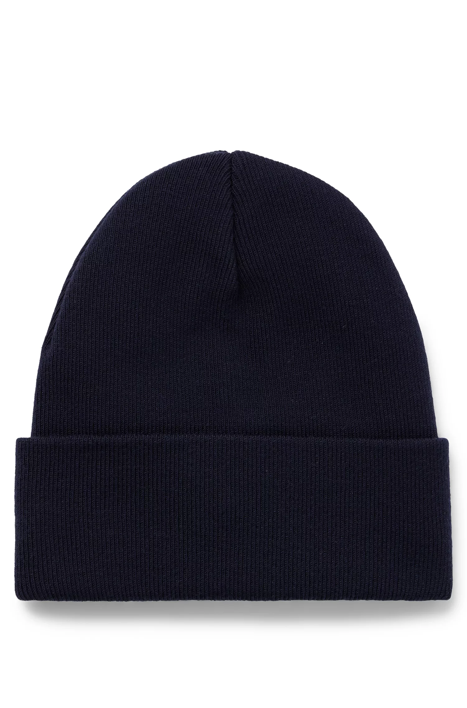 Gorro BOSS laranja de camada dupla com patch de logotipo