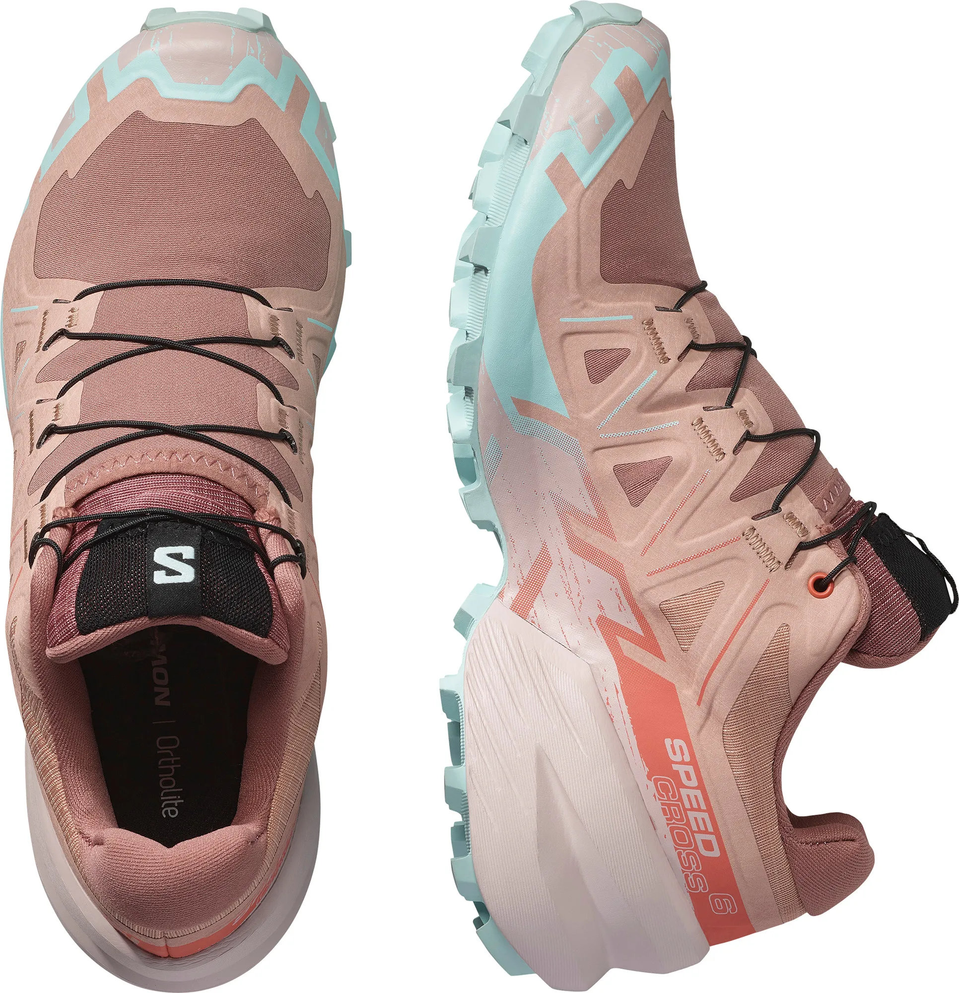 Salomon Women's Speedcross 6 Mahogany Rose/Hushed Violet/Iced Aq