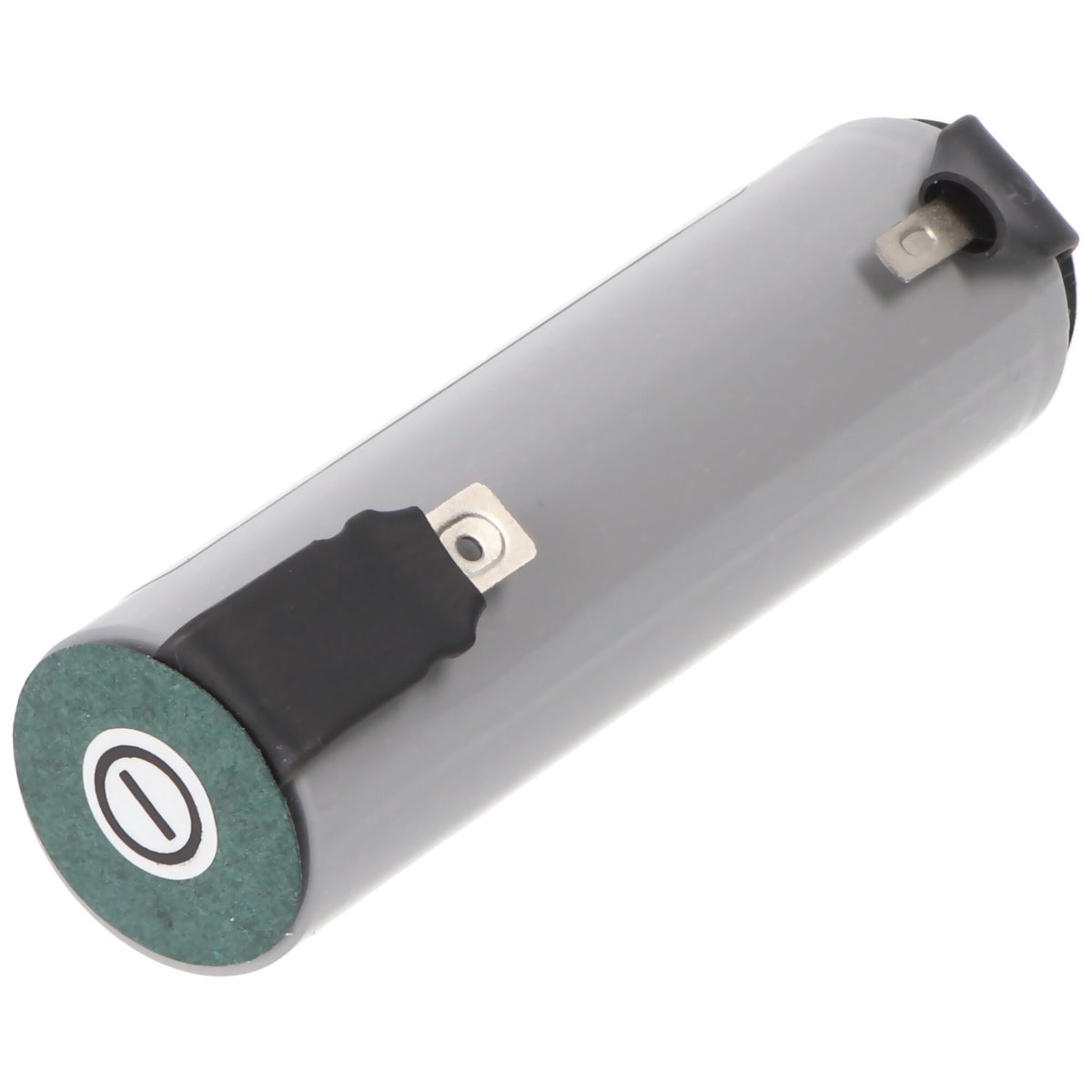 Li-ion accu 18650 geschikt voor Bosch Ciso 3,7V, 65x18,55mm, met 2,8mm en 4,8mm stekkercontacten