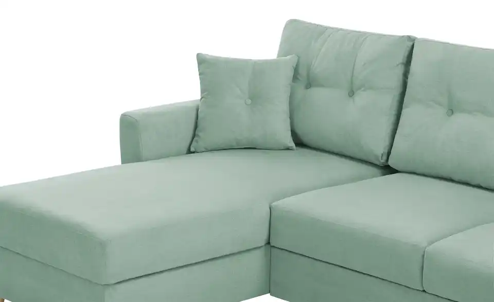Ecksofa Carla Mintgrün links