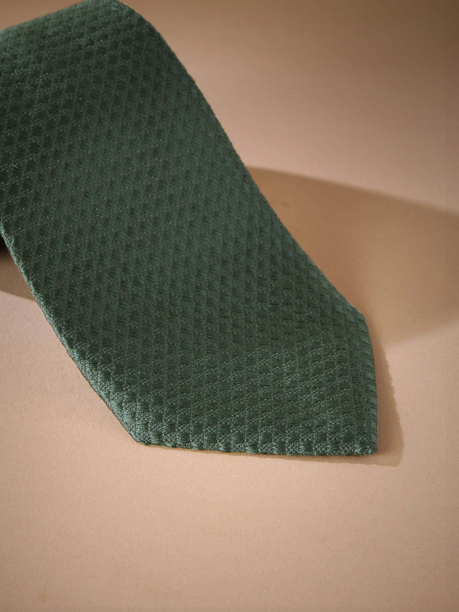 Groen - Signature das met textuur van Italiaanse zijde