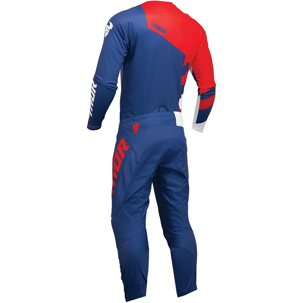 Thor Motocross - Maillot enfant Sector Checker Navy / Rouge / Blanc