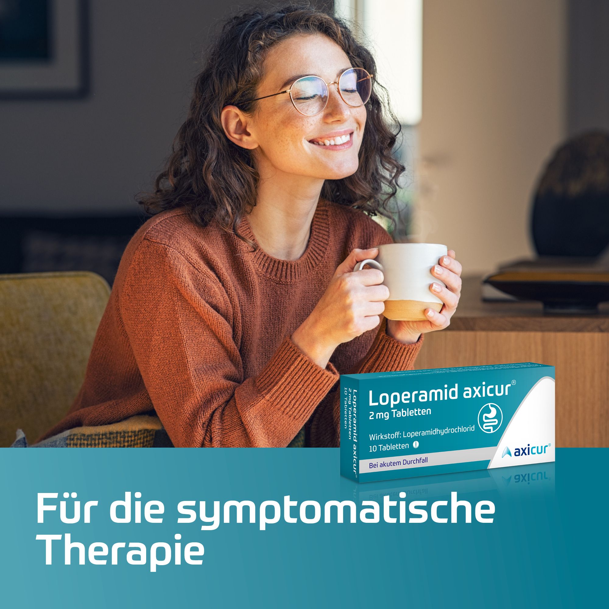Loperamid axicur® 2 mg Tabletten