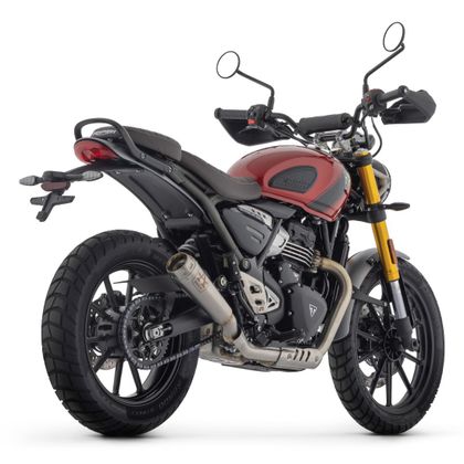 Silencieux Arrow Pro-race embout acier - Gris
