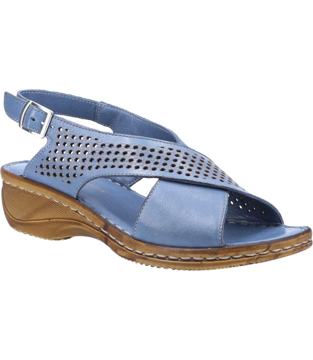 Fleet & Foster - Sandales JUDITH OPEN TOE - Femme (Bleu) - UTFS7783