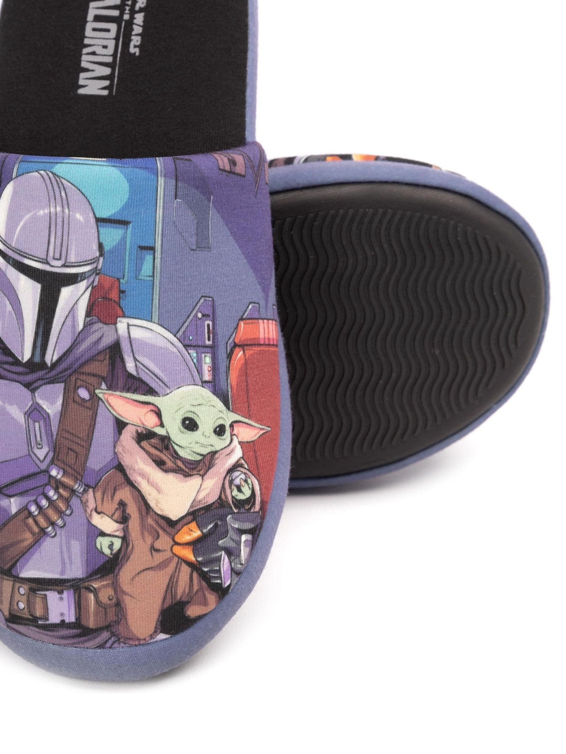 Zwart met sterrenprint - Vanilla Underground Mr Men Mr Lazy pantoffels