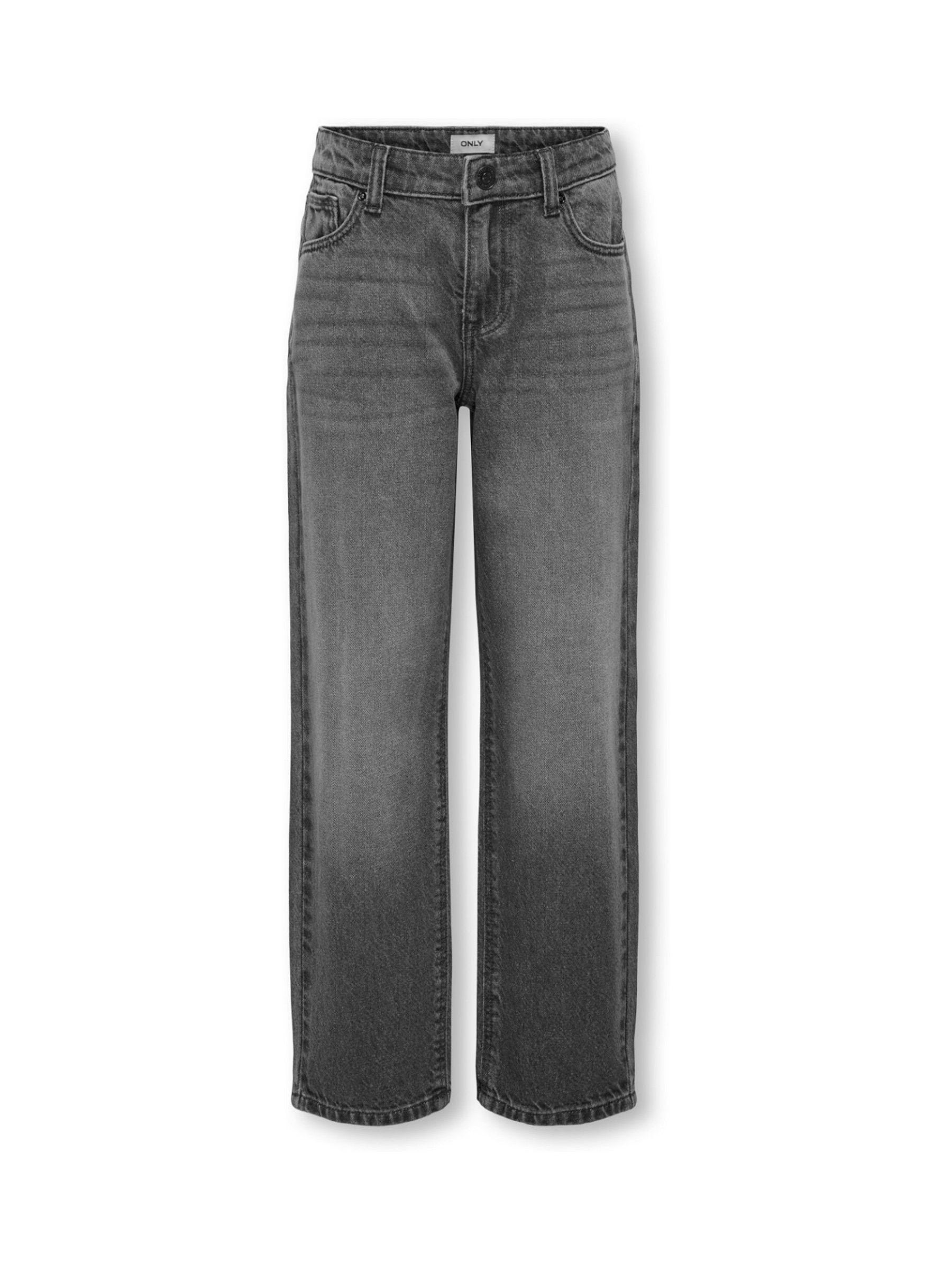 ONLY KIDS Grey Straight Fit Jeans