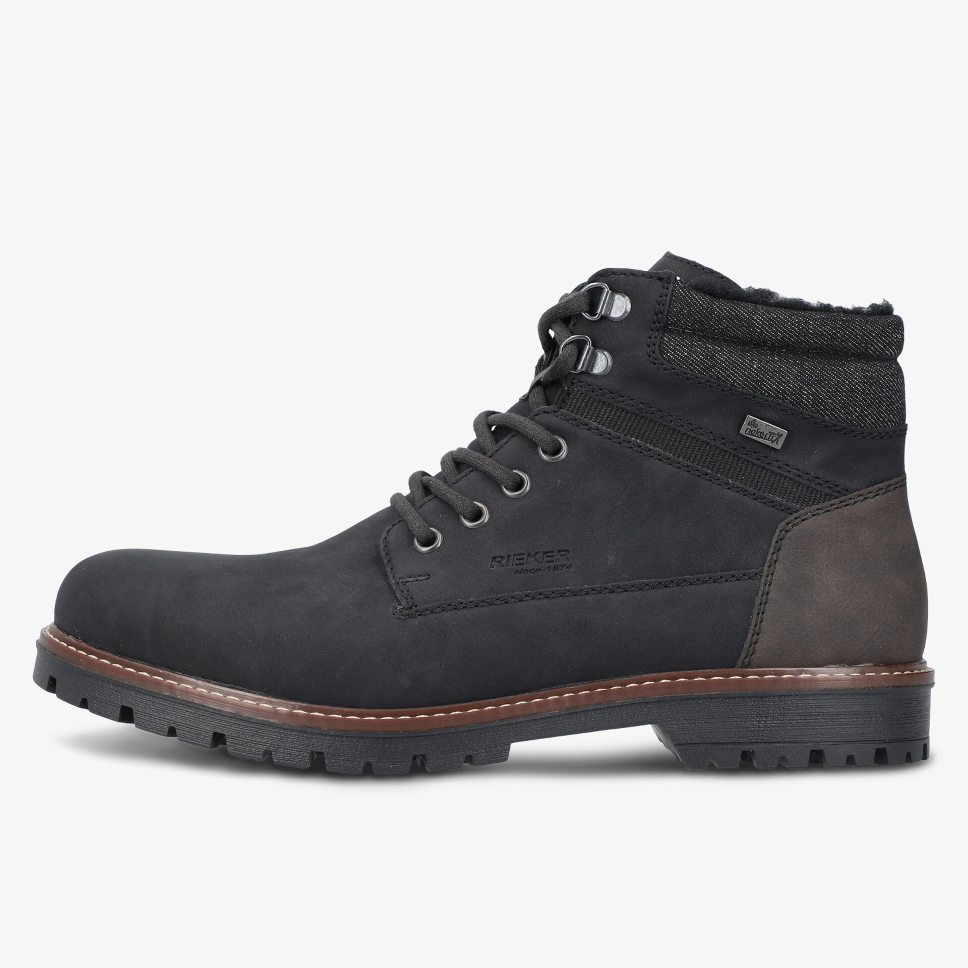 rieker Herren Stiefeletten schwarz