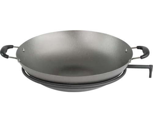 asado wok Ø 40 cm metaal antraciet 4 kg