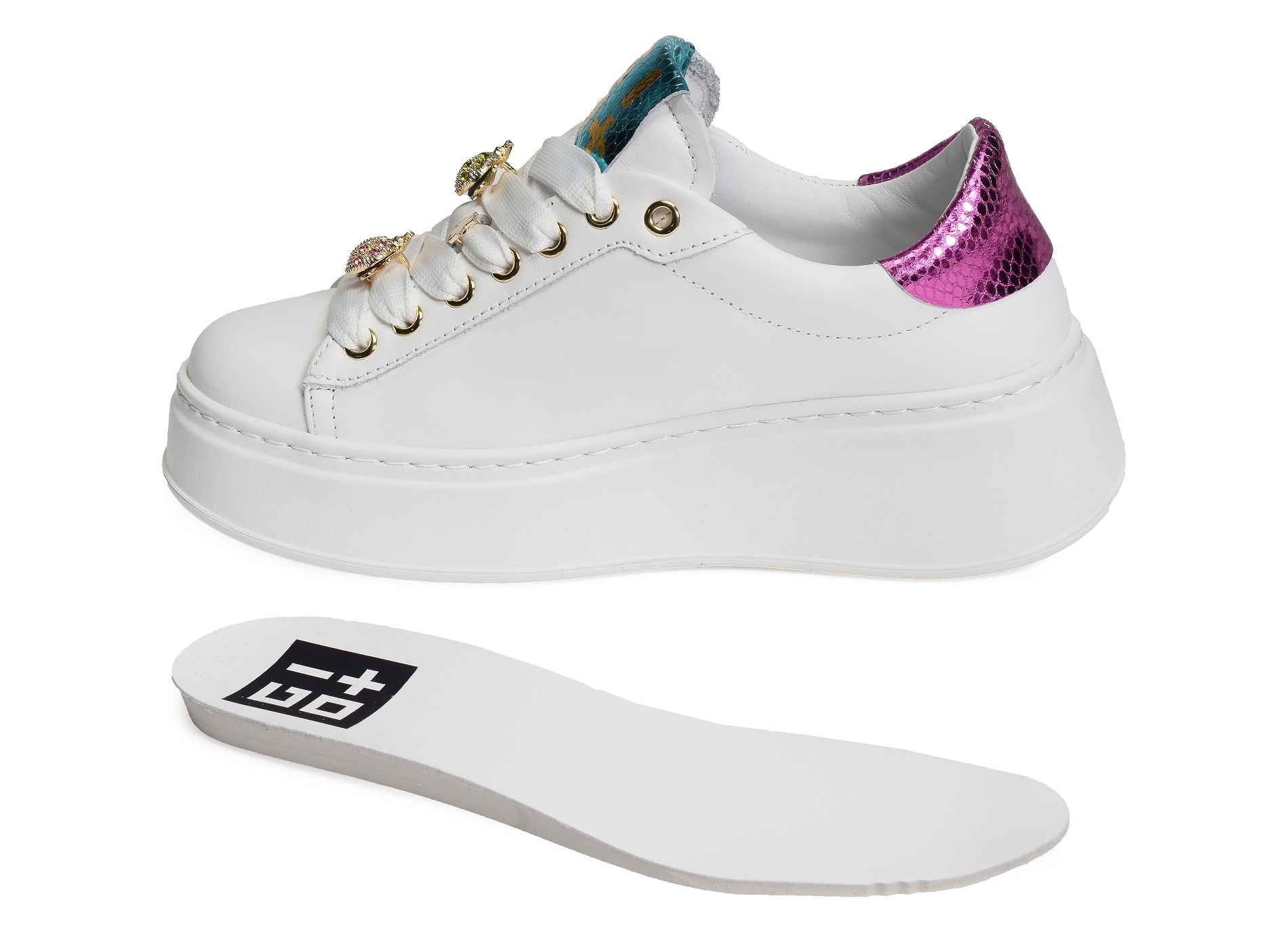 Pia 158a blanc multicolore