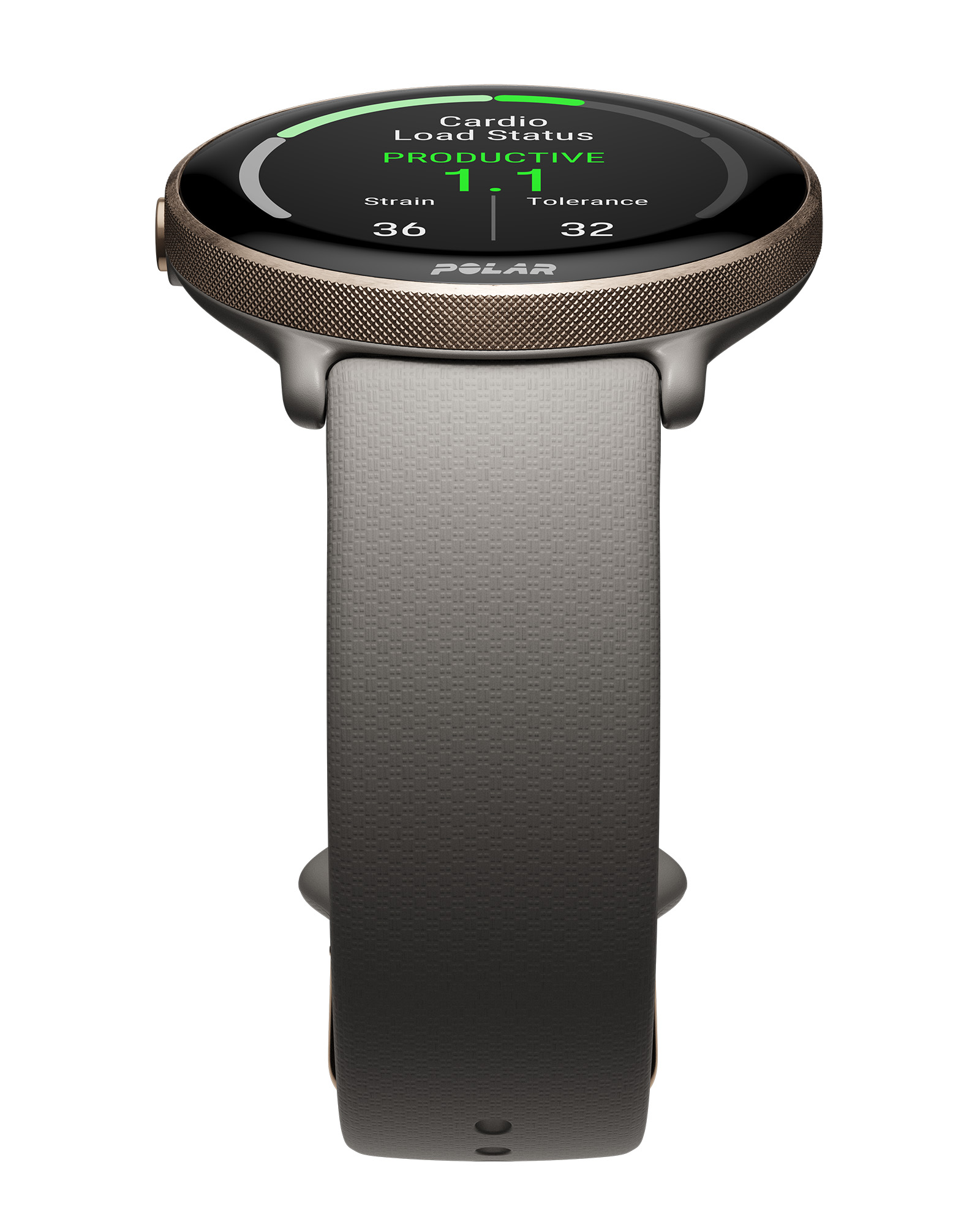 Polar Ignite 3 Treningsklokke Greige\Gull S-L