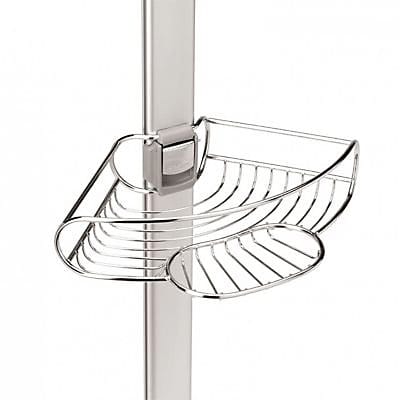 Étagère de douche d'angle en aluminium extensible SimpleHuman