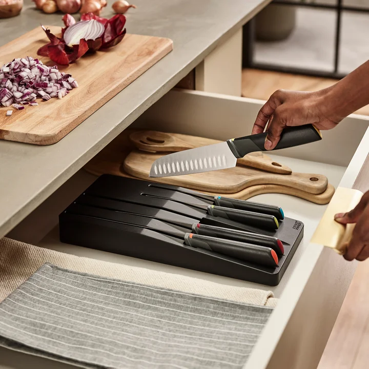 Joseph Joseph - Elevate Your Cooking Utensilien- und Messerset, mehrfarbig (10-teilig)