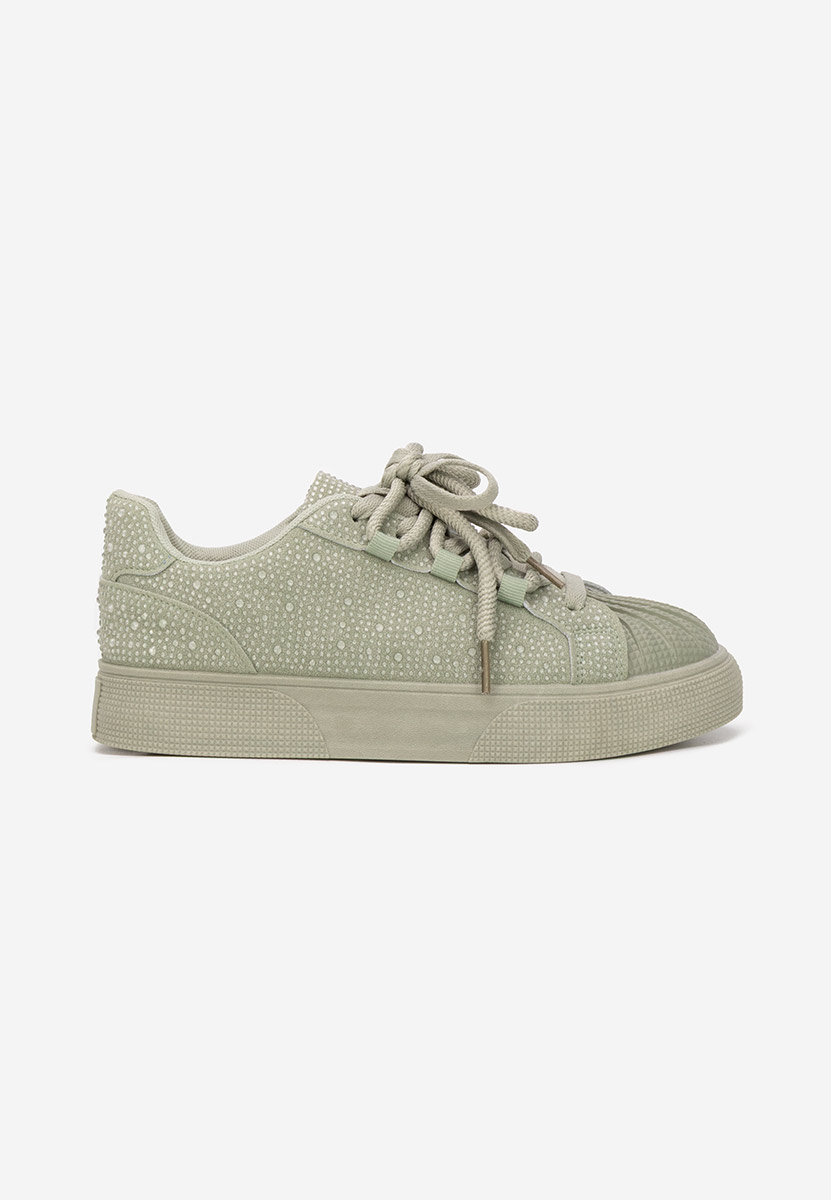 Baskets pour femme vert Ediania