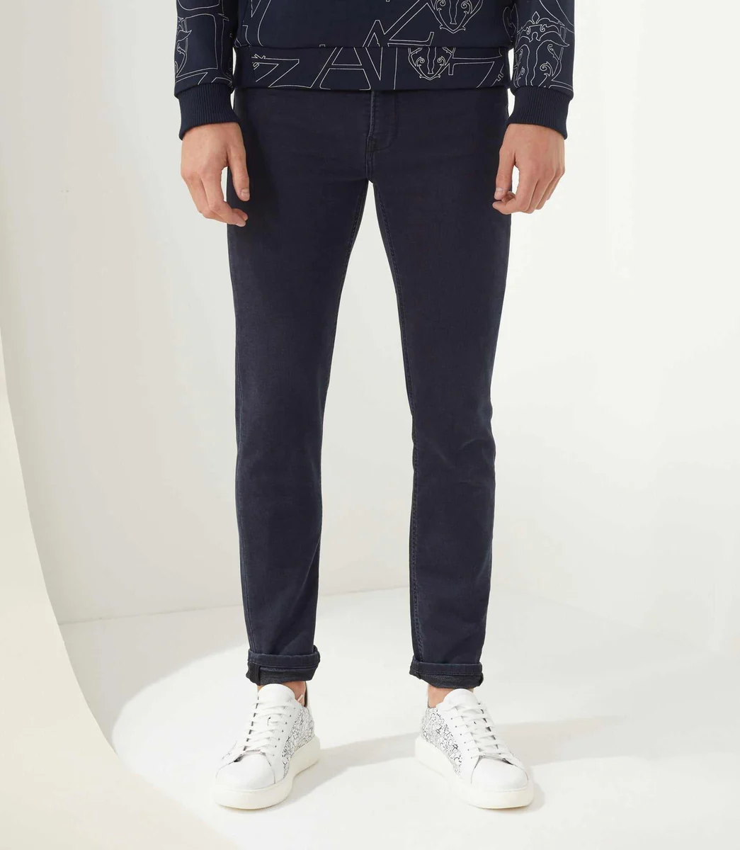 Jean slim marine 