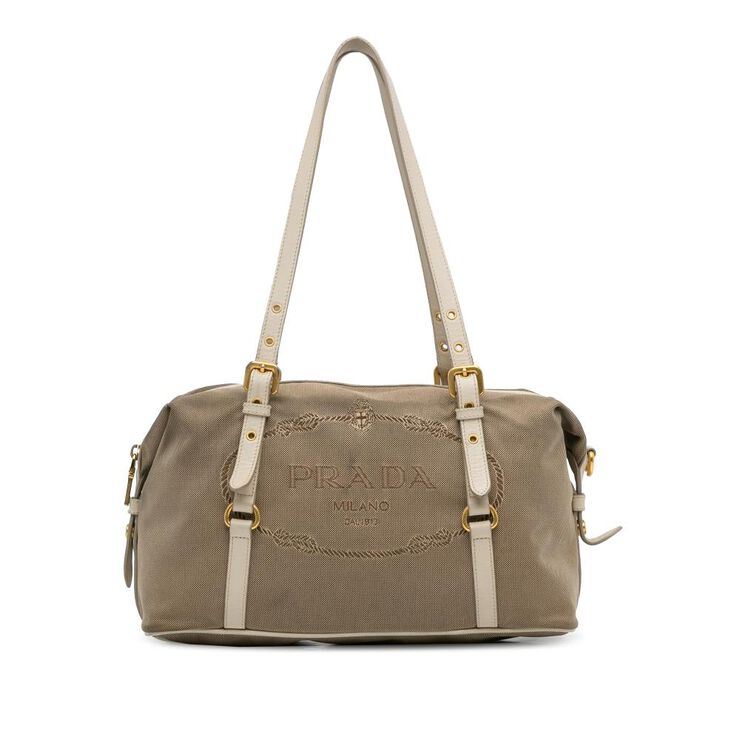 Prada Vintage Prada Shoulder Bag Brown