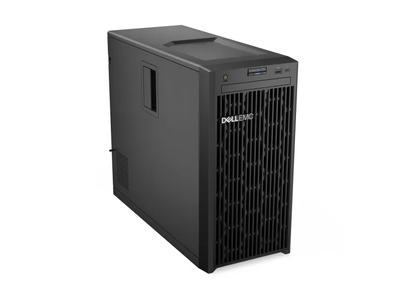 Dell PowerEdge T150 - Server - MT envejs - 1 x Xeon E-2314 / op til 4.5 GHz - RAM 16 GB - HDD 2 TB - Matrox G200 - Gigabit Ethernet - intet OS - skærm: ingen - sort - BTP - med 3 års Basic Onsite
