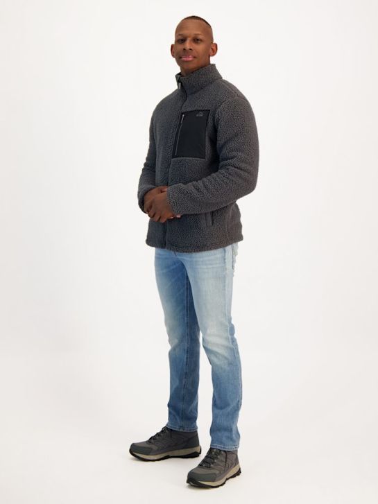 Big Tramp Fleecejacke Grau