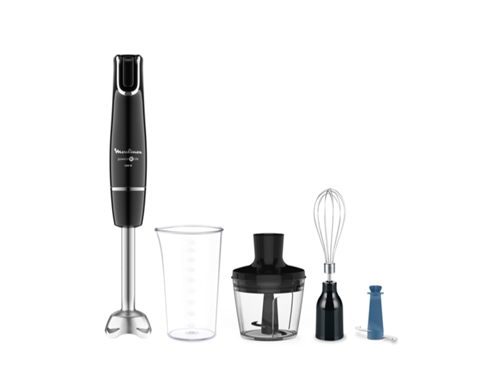 VARINHA MÁGICA COM ACESSÓRIOS MOULINEX DD944810 (1000 W - PRETO)