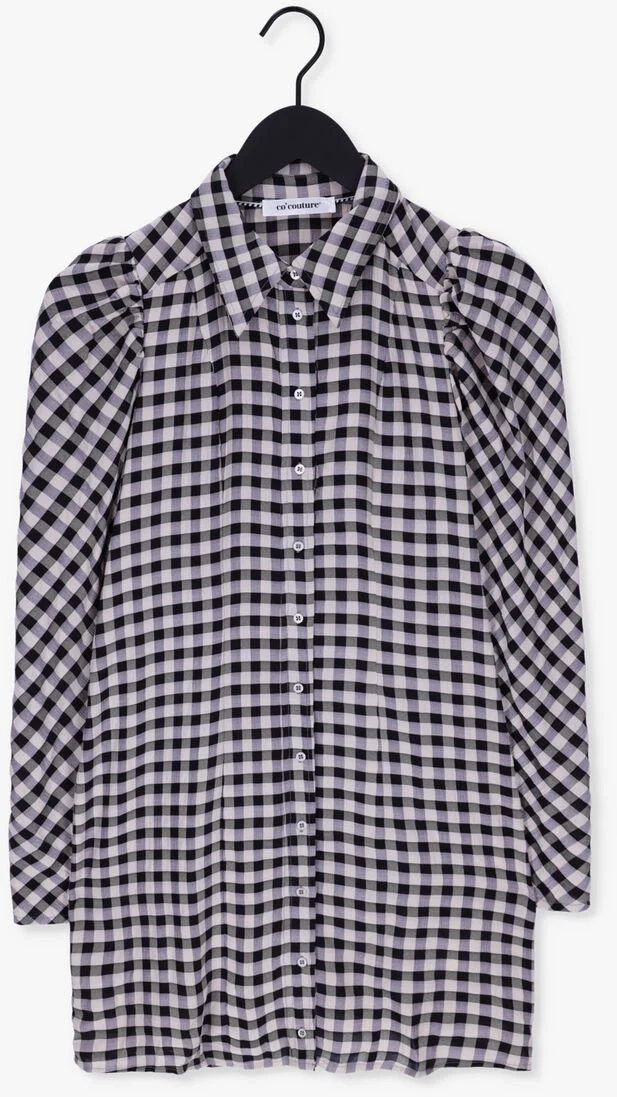 CO\\'COUTURE zwarte co'couture mini jurk juliana shirt dress