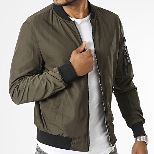 Veste Bomber Vert Kaki
