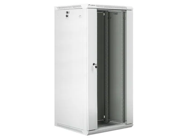 Lanberg - Rack kabinet - vægmonterbar - grå, RAL 7035 - 27U - 19