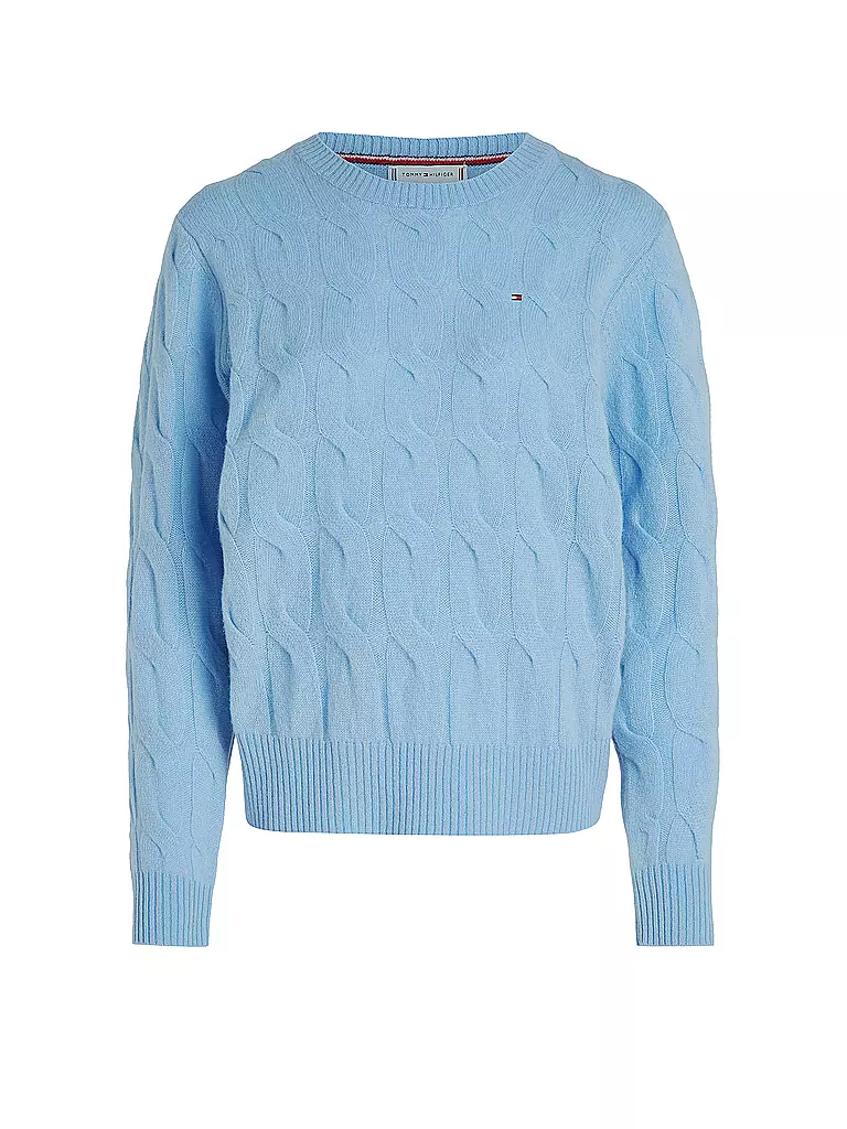 TOMMY HILFIGER Pullover hellblau